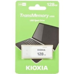 KIOXIA TransMemory U202 128GB USB 2.0 Stick - Fast & Reliable White USB Drive